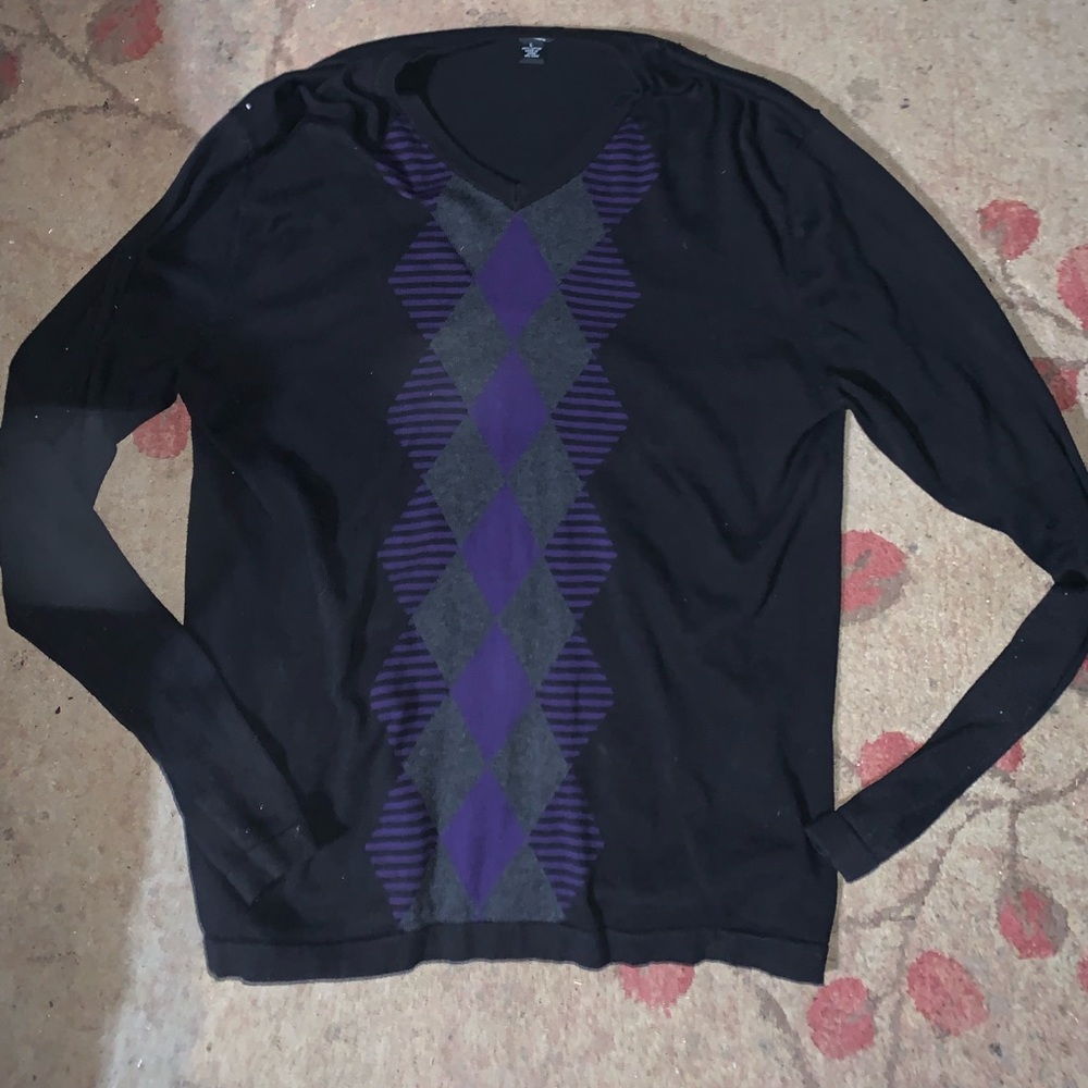 Men’s Alfani Large Argyle Sweater